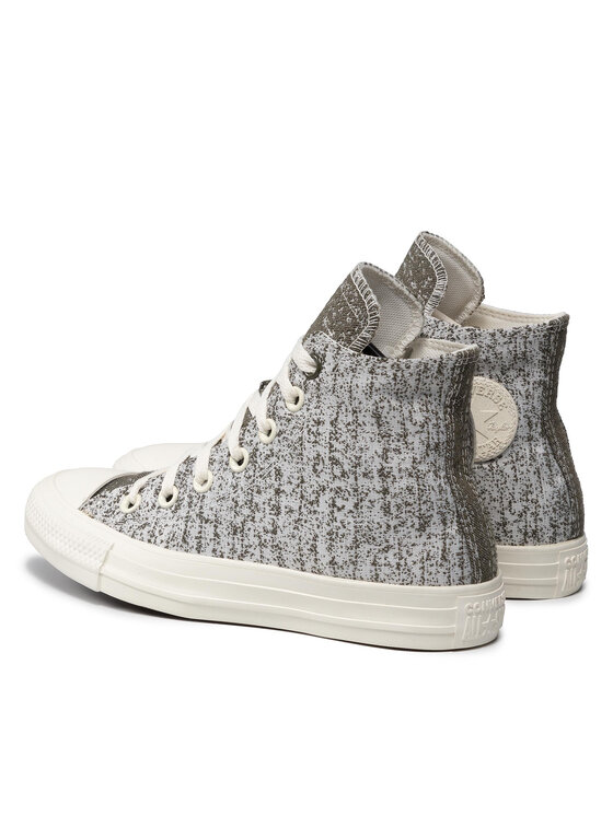 Converse Кеди Converse Chuck Taylor All Star Gris Clair 571357C Зелений