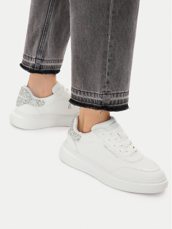 KARL LAGERFELD Sneakersy KARL LAGERFELD KL66559 Biały