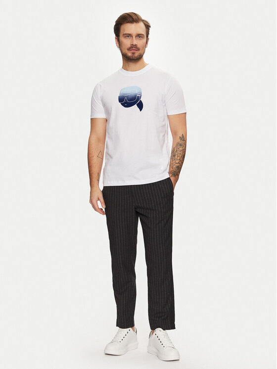 KARL LAGERFELD KARL LAGERFELD T-shirt 755426 551242 Bijela Regular Fit