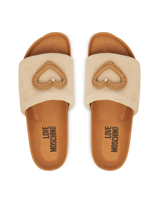 LOVE MOSCHINO Шльопанці LOVE MOSCHINO JA28363G0OIG5104 Бежевий