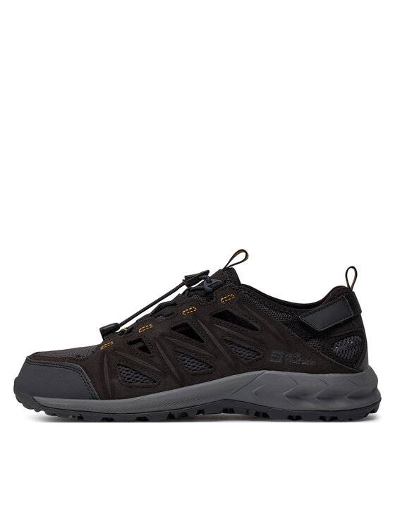 Jack Wolfskin Трекінгові черевики Jack Wolfskin Woodland 2 Hybrid Low M 4051301 Чорний