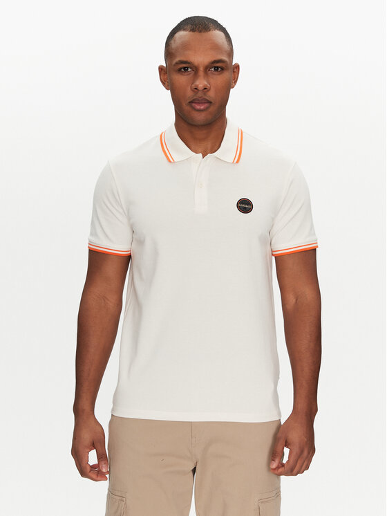 Napapijri Napapijri Поло E-Macas NP0A4ID5N1A1 Білий Regular Fit