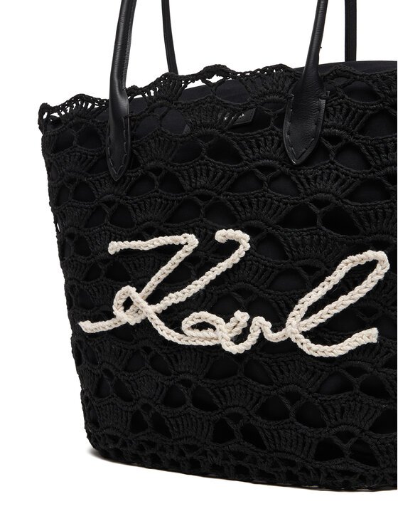 KARL LAGERFELD Дамска чанта KARL LAGERFELD B1W46094 Черен