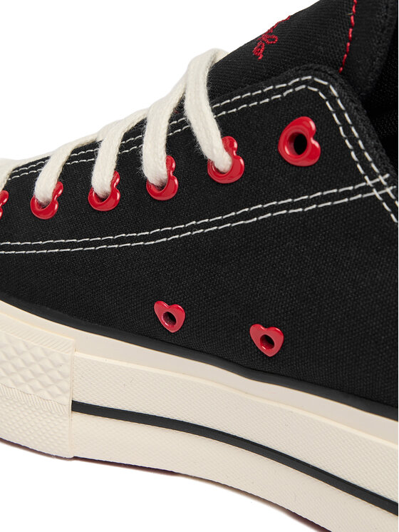 Converse Кеди Converse Chuck Taylor All Star Lift Platform Hearts A19059C Чорний