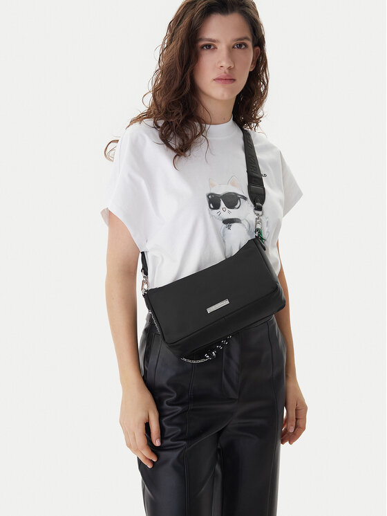 KARL LAGERFELD Дамска чанта KARL LAGERFELD B1W30018 Черен