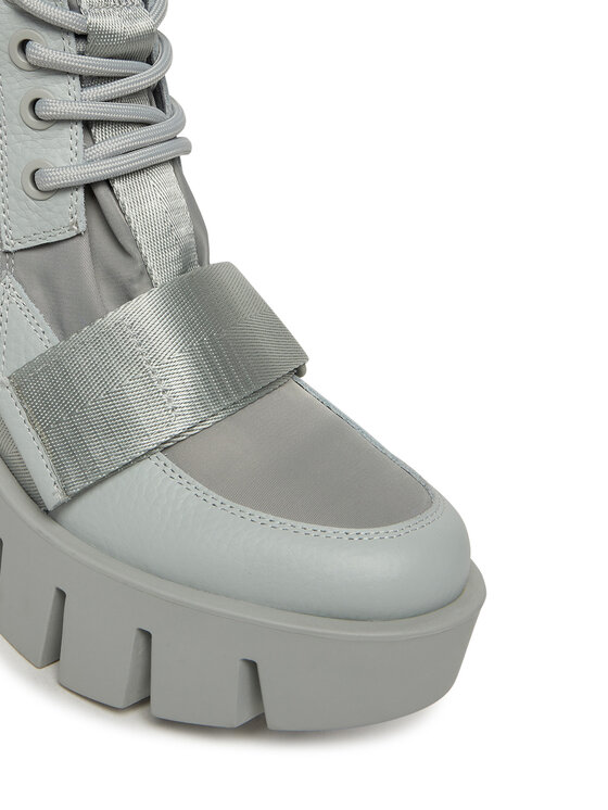 United Nude Šnurovacia obuv United Nude Grip Combat Lo 10961919165 Sivá