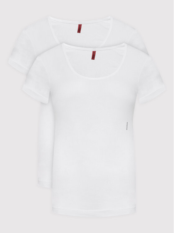 HUGO HUGO Комплект футболок Twin 50469660 Білий Regular Fit