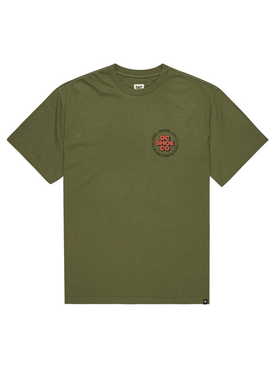DC Shoes DC Shoes Camiseta Work Circle EDYZT04369 Verde Regular Fit