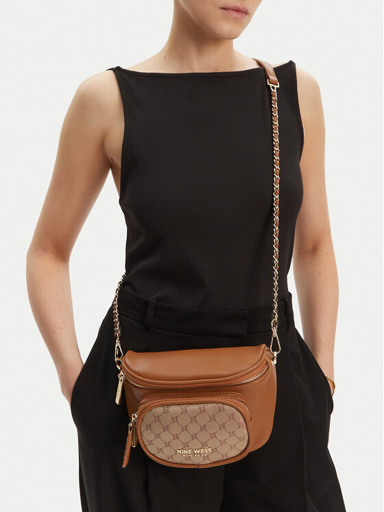 Nine West Kabelka Nine West CEO-OLIVIA-O24294 Hnedá