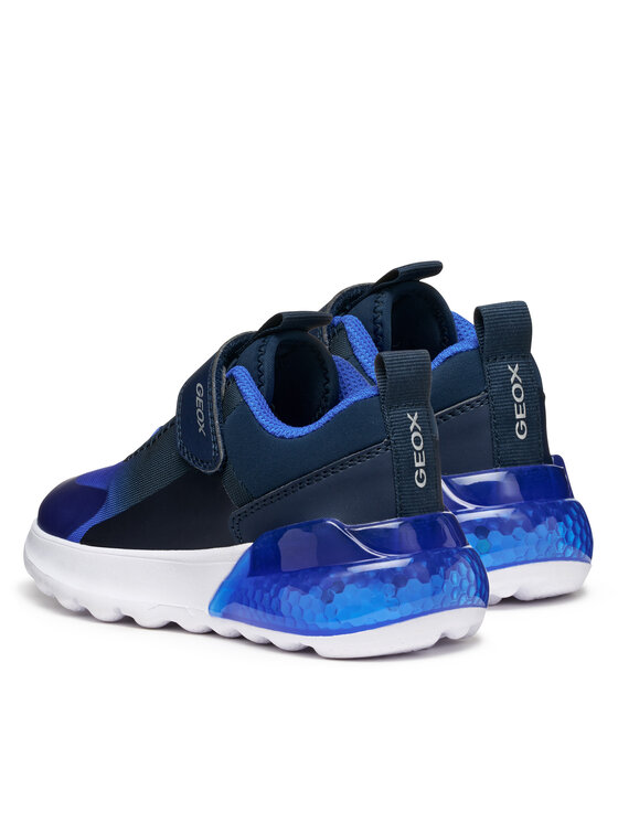 Geox Sneakersy Geox J Activart Illuminus J56LYA 02A9J C4226 S Granatowy