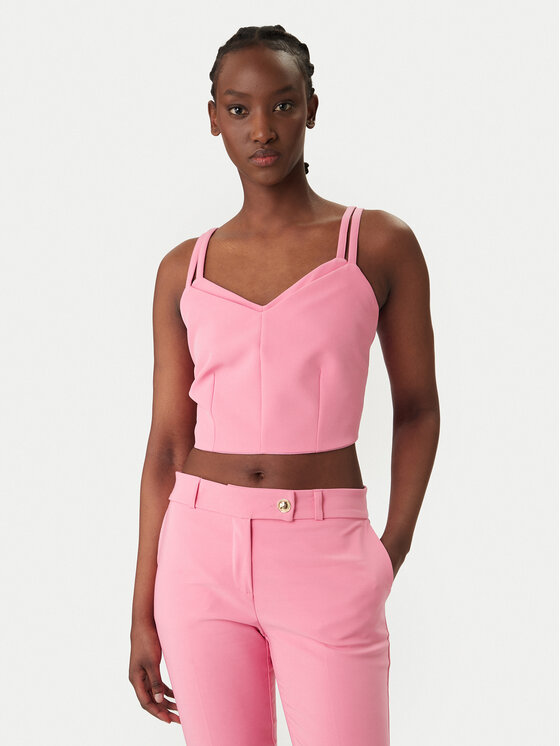 Rinascimento Rinascimento Top CFC0127891003 Rosa Slim Fit