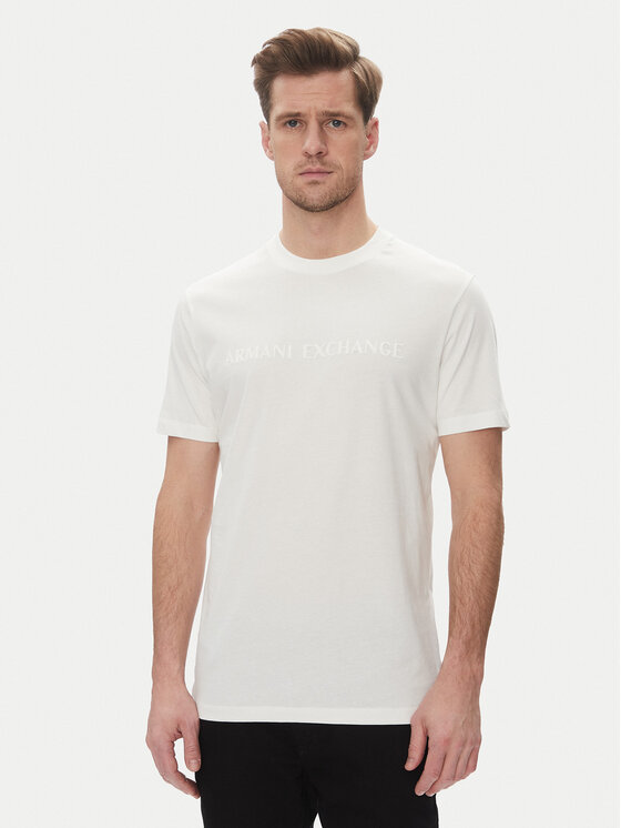 Armani Exchange Armani Exchange Póló XM000554 AF10356 U0009 Fehér Regular Fit