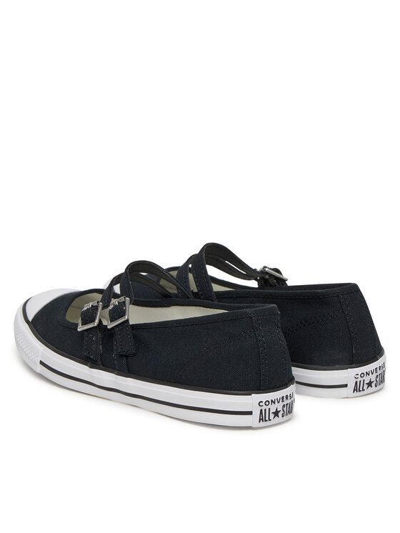 Converse Bailarinas Converse Chuck Taylor All Star Dainty Mary Jane A11551C Negro