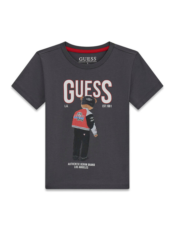 Guess Guess Camiseta N6RI05 K8HM4 Gris Regular Fit