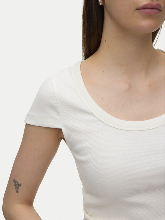 Vero Moda Vero Moda Camiseta Chloe 10344953 Blanco Slim Fit
