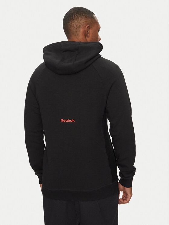Reebok Reebok Majica dugih rukava 100214852 Crna Regular Fit