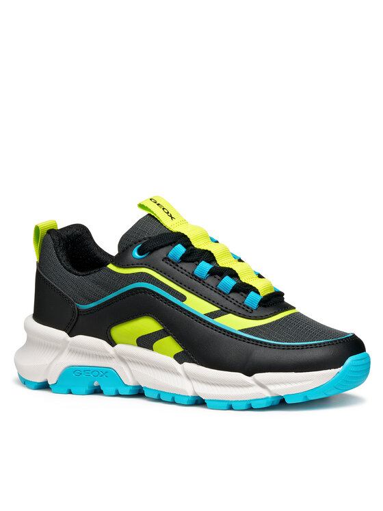 Geox Sneakersy Geox J Flexyper Plus J56MVB 0FU54 C0035 S Čierna
