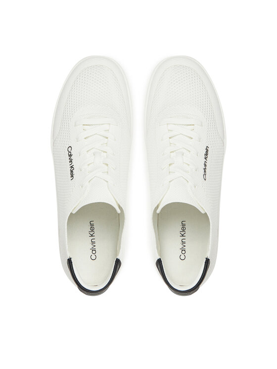 Calvin Klein Tenisice Calvin Klein Low Top Lace Up Knit HM0HM01726 Bijela