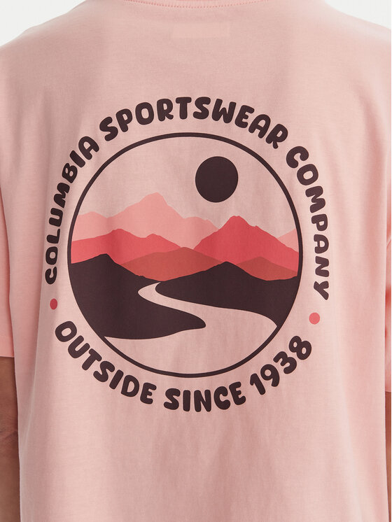 Columbia Columbia Camiseta Rolling Bend™ 2120031 Rosa Oversize