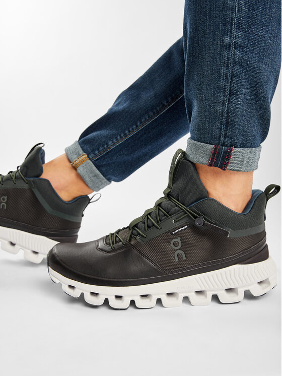 On Sneakersy On Cloud Hi Waterproof 2899675 Zelená