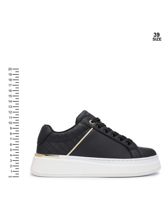 Tommy Hilfiger Sneakersy Tommy Hilfiger T3A9-35093-1955999 Czarny
