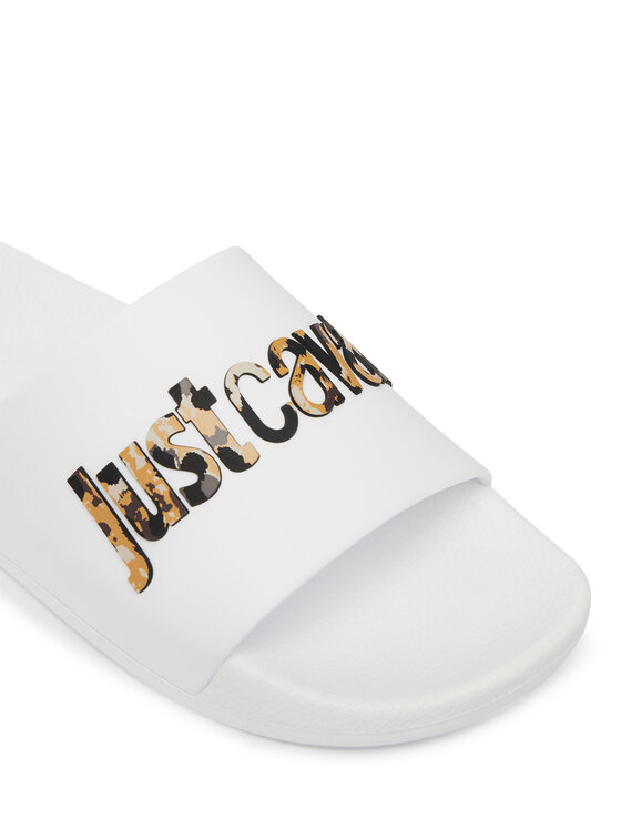Just Cavalli Шльопанці Just Cavalli 80RA3SZ1 ZSE51 Білий