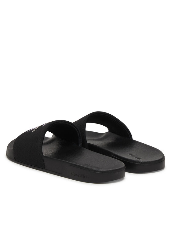 Calvin Klein Šlepetės Calvin Klein Ess Slide Cv HW0HW02958 Juoda