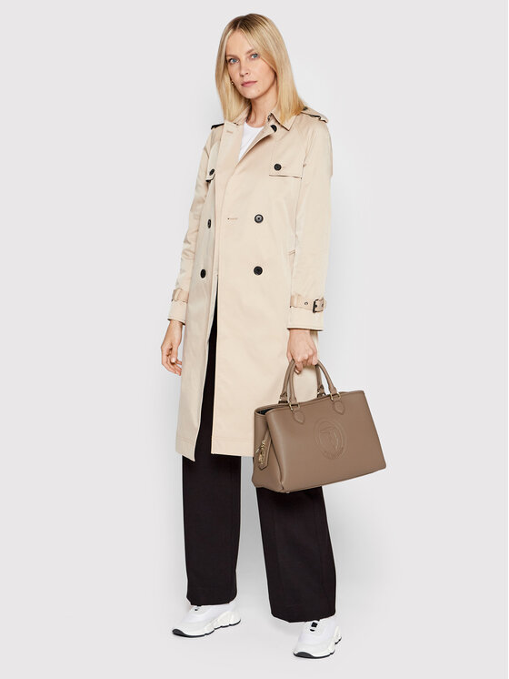 Trussardi Ročna torba Trussardi Iris Tote Md 75B01097 Rjava
