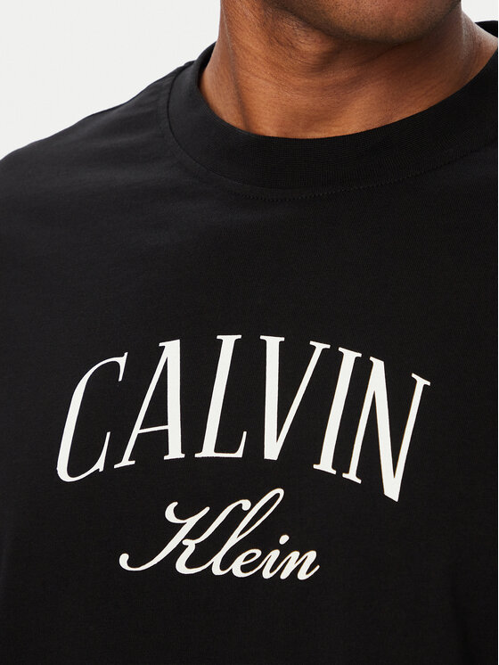 Calvin Klein Jeans Calvin Klein Jeans Camiseta Seasonal Graphic LV04RH813G Negro Relaxed Fit