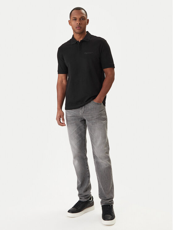Armani Exchange Armani Exchange Polo XM001286 AF10366 UC001 Negro Regular Fit