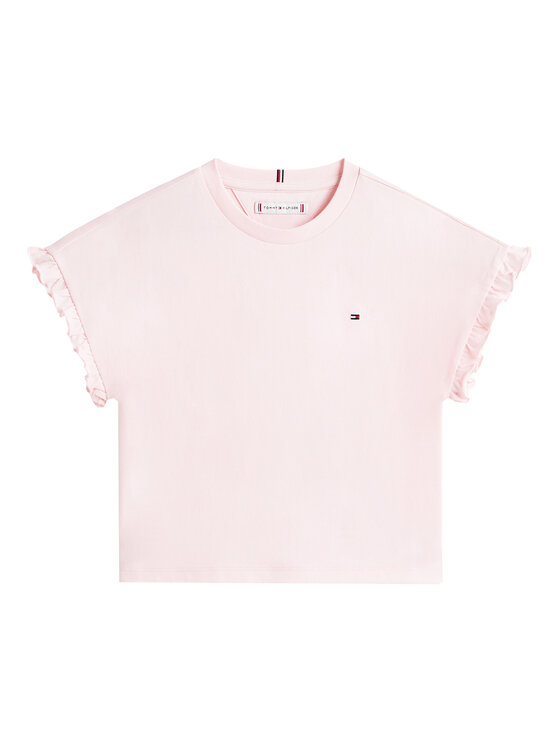 Tommy Hilfiger Tommy Hilfiger Camiseta KG0KG08970 D Rosa Regular Fit