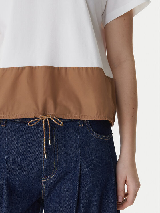 Marella Marella T-shirt Emme by Marella Zorro 2615111141 Beige Relaxed Fit
