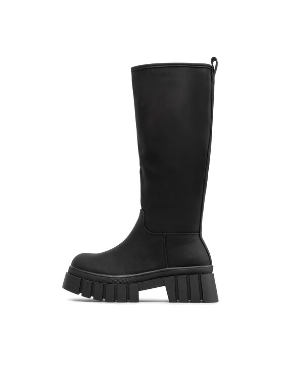 DeeZee Kozačky DeeZee ZAL90099Y-3 Černá