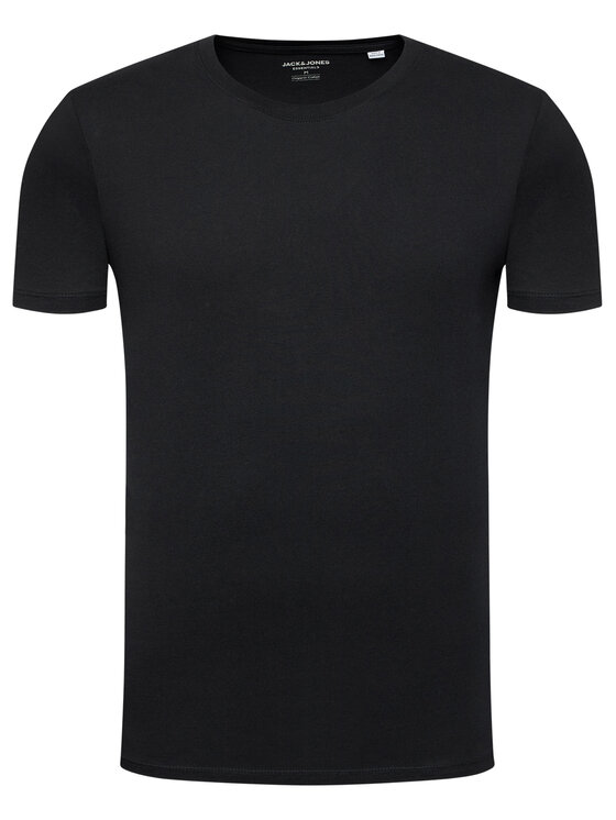Jack & Jones Jack & Jones Футболка Orrganic Basic 12156101 Чорний Slim Fit