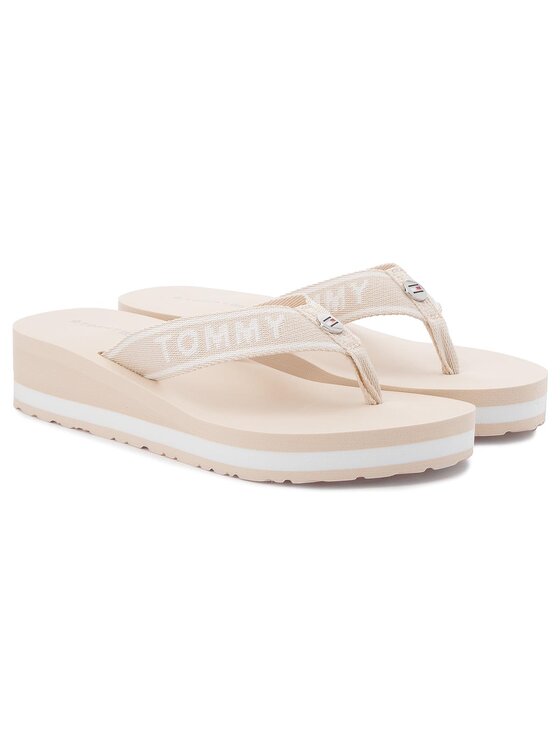 Tommy Hilfiger Chancletas Tommy Hilfiger Branding Beach Sandal FW0FW02953 Beis