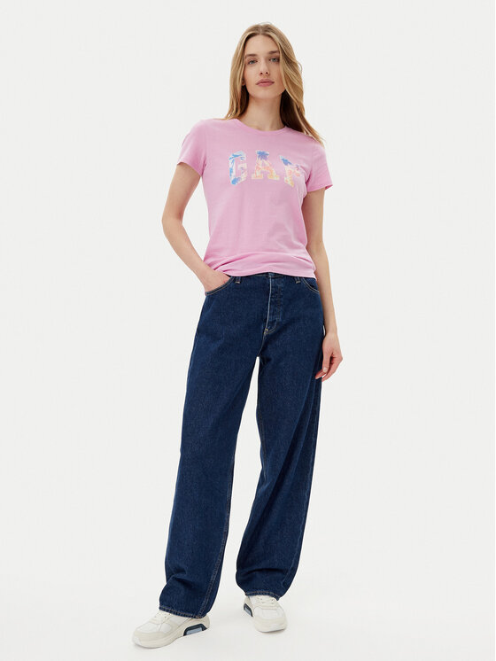 Gap Gap Футболка 776775-06 Рожевий Regular Fit