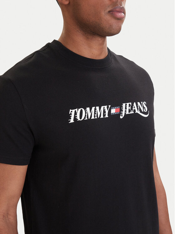 Tommy Jeans Tommy Jeans Camiseta DM0DM22548 Negro Regular Fit