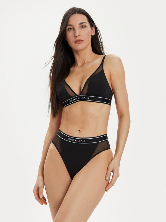 Tommy Hilfiger Tommy Hilfiger Bralette UW0UW05130 Negro