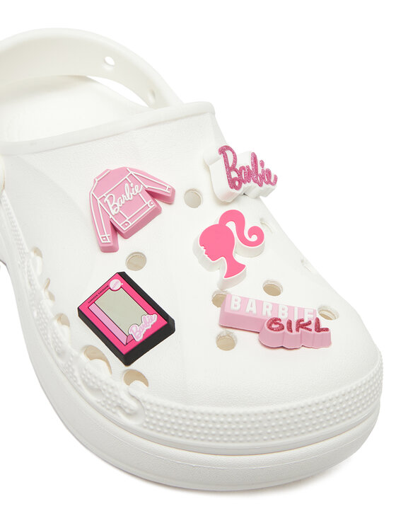 Crocs Прикраса для взуття Crocs BARBIE 5 PACK 10012070 5 PACK Рожевий