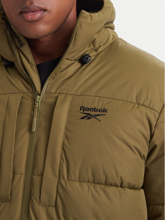 Reebok Reebok Зимова куртка RCC00077 Темно-зелений Regular Fit