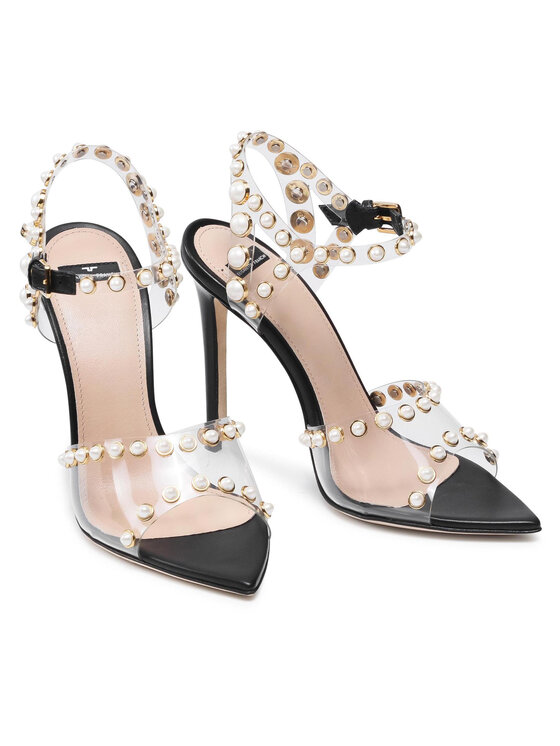 Elisabetta Franchi Σανδάλια Elisabetta Franchi SA-35C-16E2-V470 Λευκό