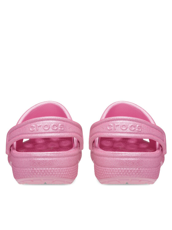 Crocs Шльопанці Crocs Classic Glitter Clog K 206993 Рожевий