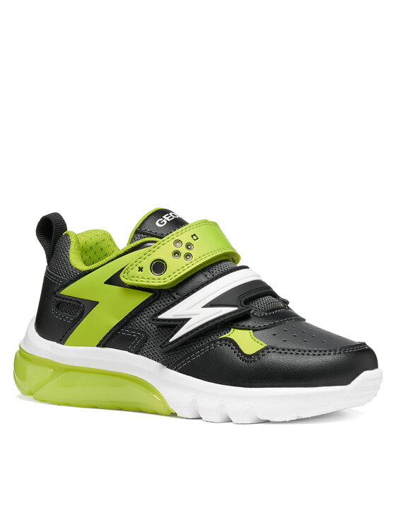 Geox Snīkeri Geox J Ciberdron Boy J66LBB 0BC14 C0802 S Melns