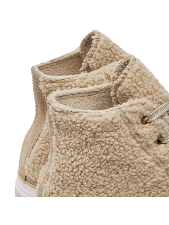 Converse Scarpe da ginnastica Converse Chuck Taylor All Star Lift Platform Sherpa A05509C Beige