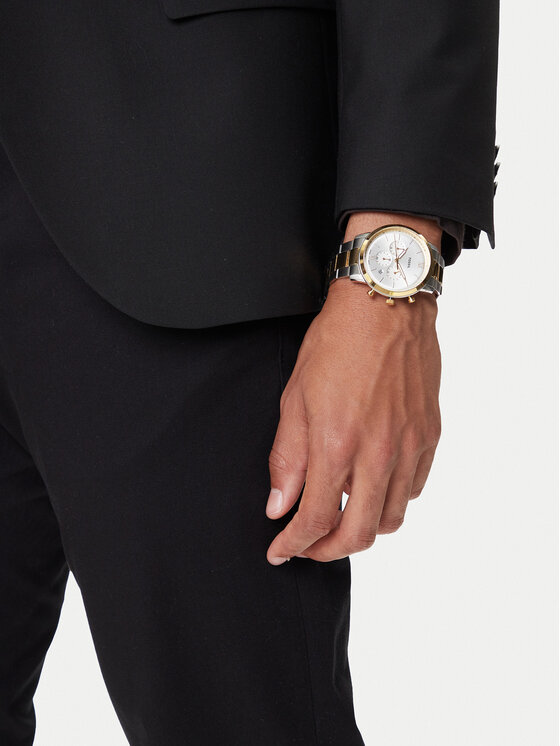 Fossil Годинник Fossil Neutra Chronograph FS6112 Срібний