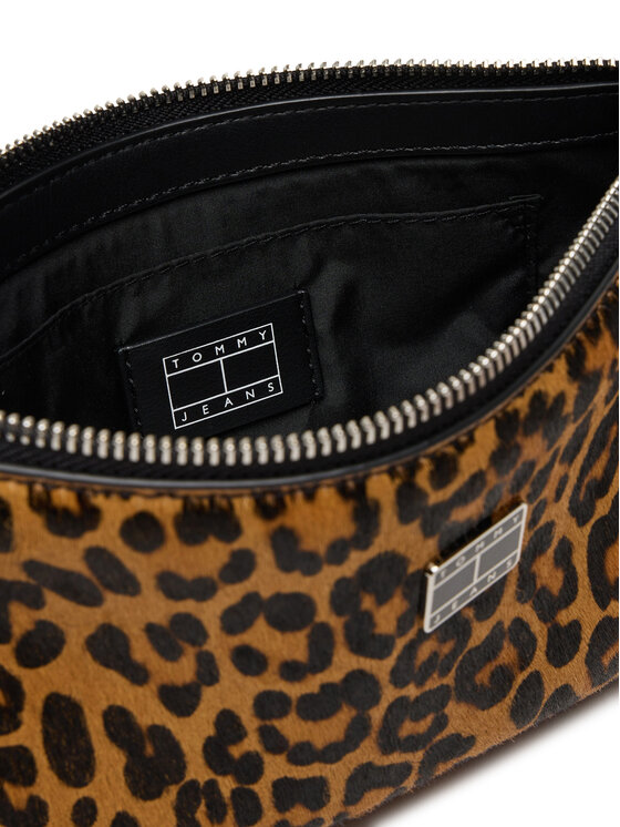 Tommy Jeans Torbica Tommy Jeans Tjw Must Leopard Shoulder Bag AW0AW18008 Narančasta