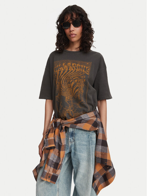Billabong Billabong Футболка EBJZT00455 Темно-сірий Regular Fit