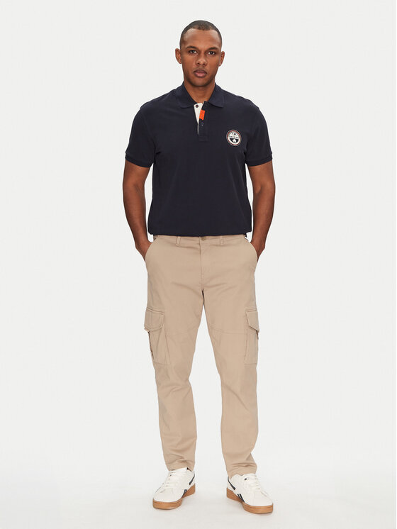 Napapijri Napapijri Поло E-Clanis NP0A4ID31761 Cиній Regular Fit