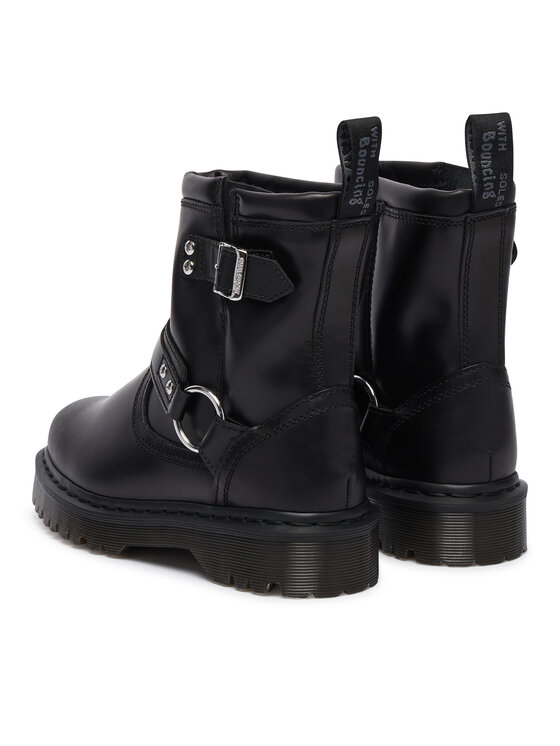 Dr. Martens Botine Dr. Martens Anistone HRNS Black Orleans DM42583001 Negru