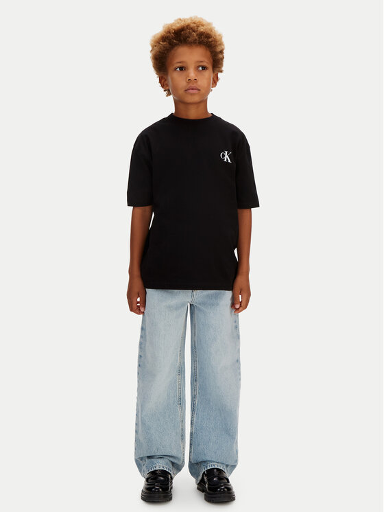 Calvin Klein Jeans Calvin Klein Jeans Camiseta Bridge LVCKSJA05B Negro Regular Fit